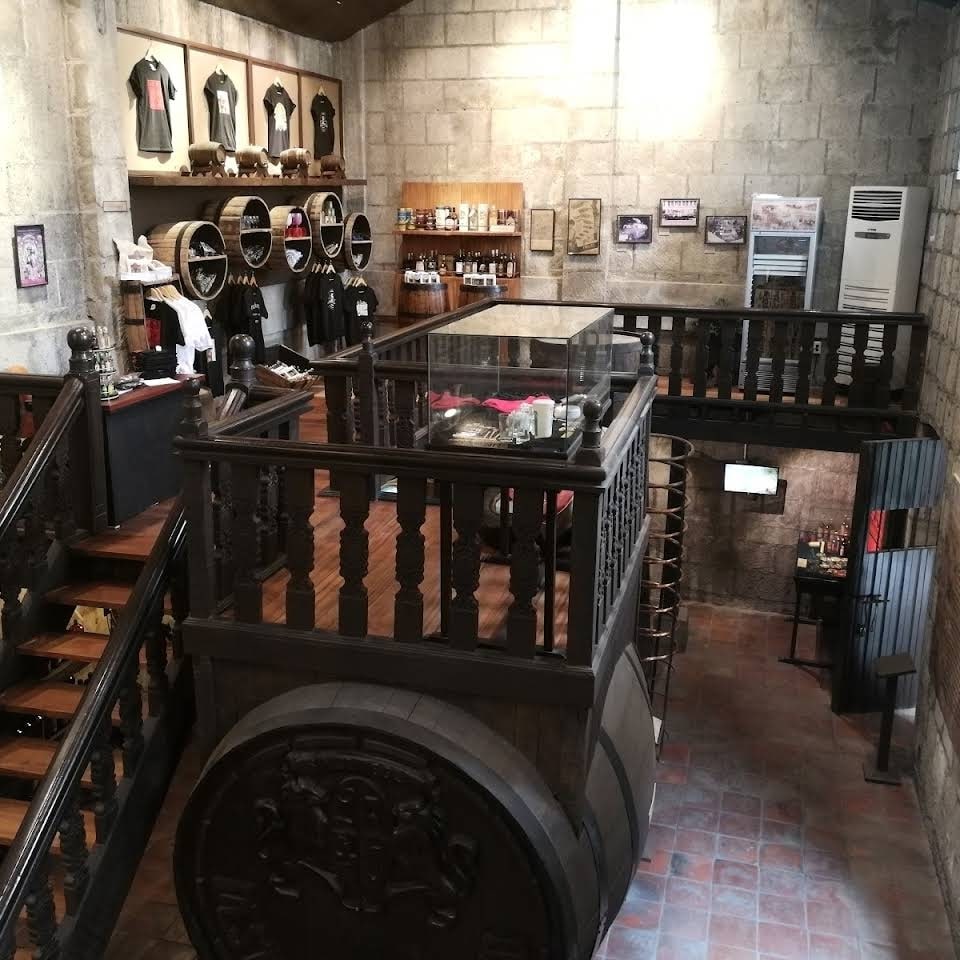 Liquor tasting in Destileria Limtuaco Museum